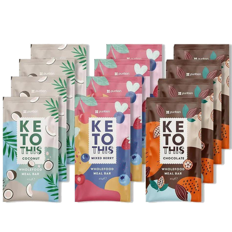 Wholefood Meal Bar 3-Flavour Pack - Box of 12