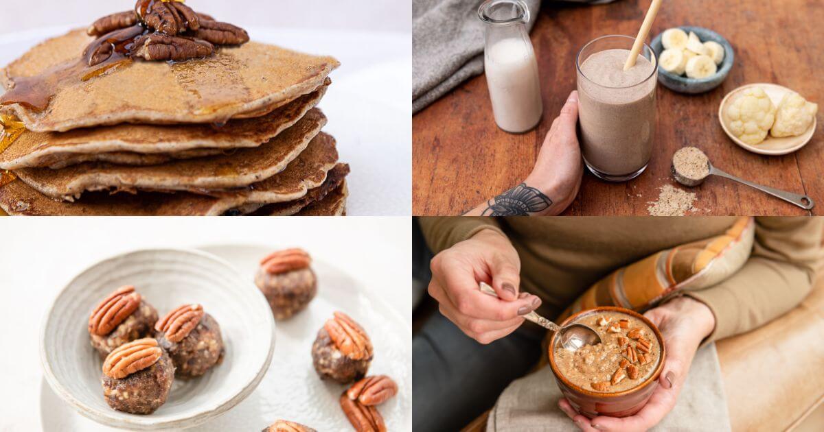 5 recipes using Purition Pecan & Cinnamon