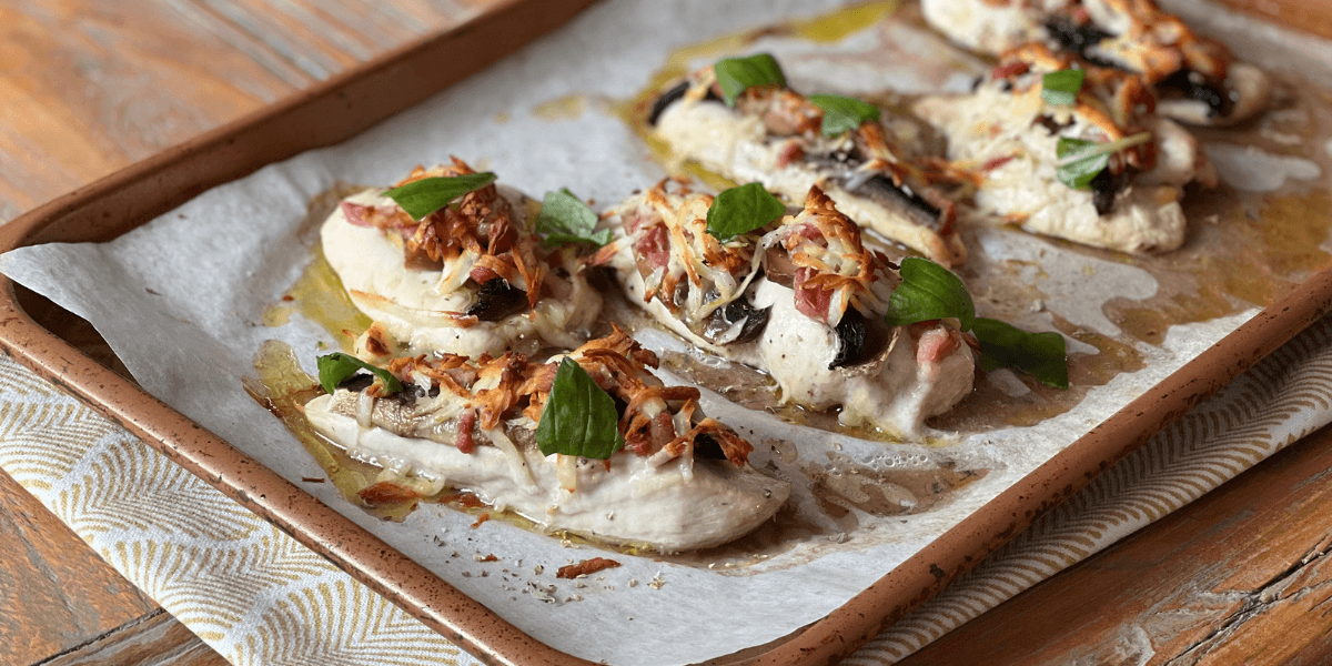 Chicken, Mushrooms & Bacon