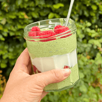 Matcha & Vanilla Layered Yoghurt Pot