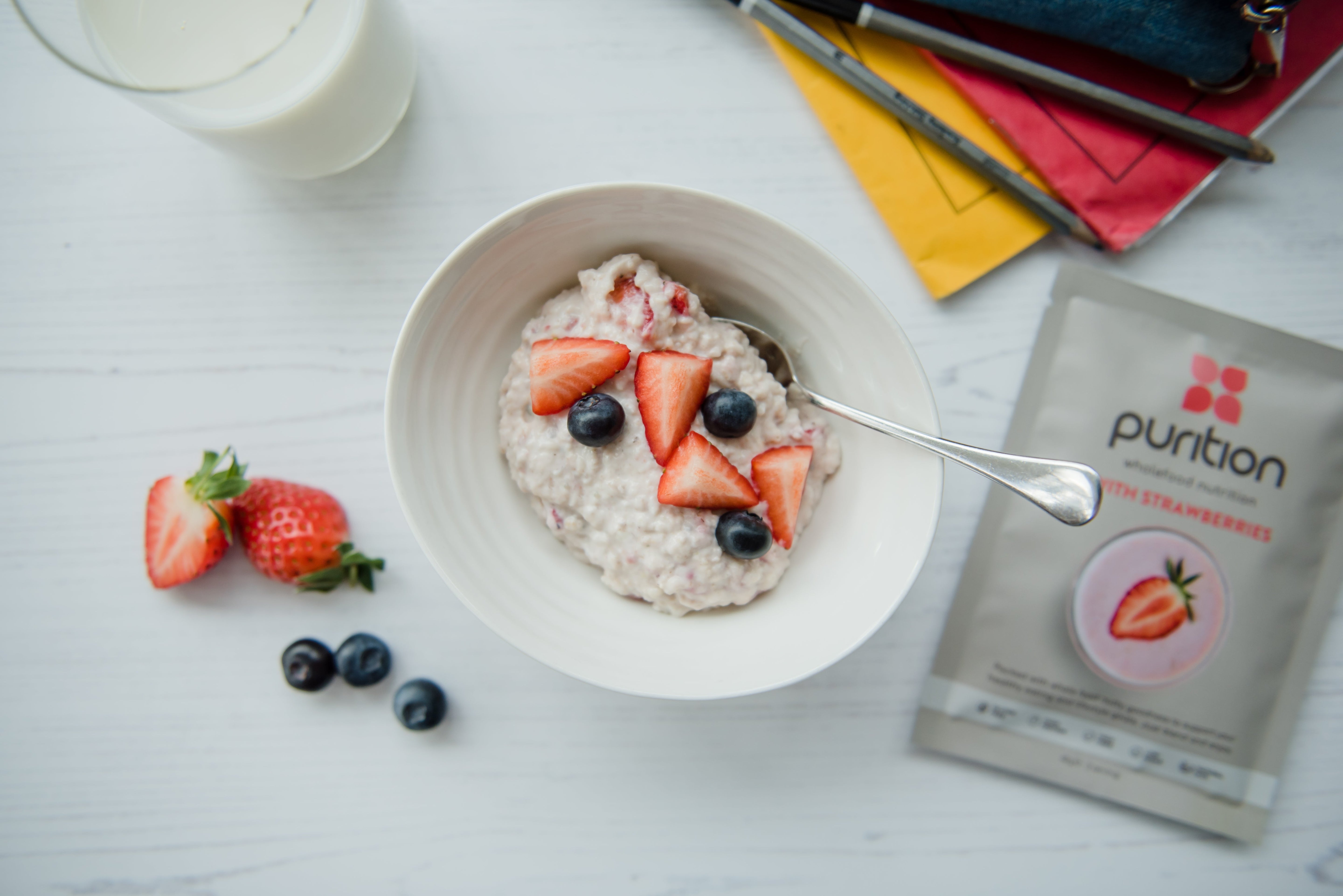 Strawberry Porridge recipe: A Nutritious Breakfast with Purition