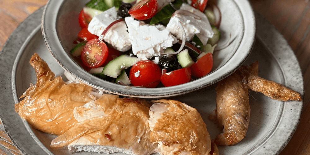 Roast Chicken & Feta Salad