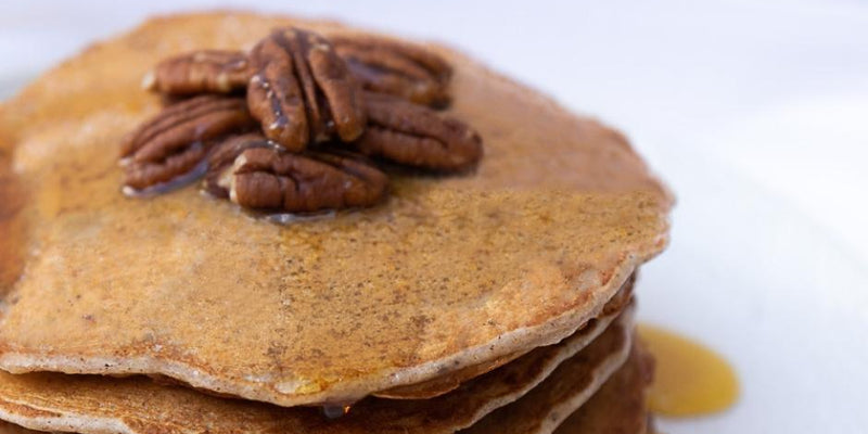 Pecan & Cinnamon pancakes