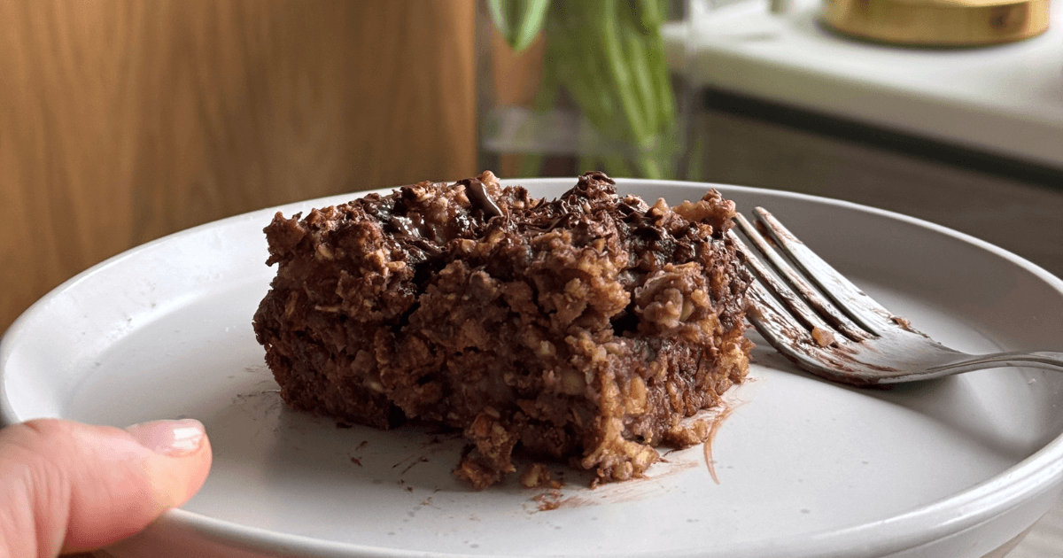 Chocolate & Purition Banana Baked Oats