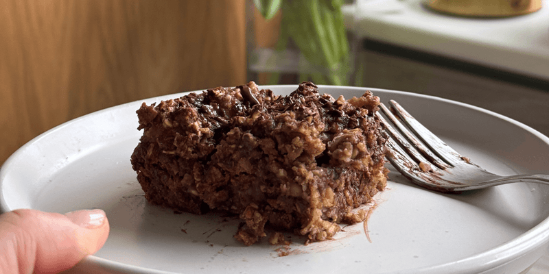 Chocolate & Purition Banana Baked Oats