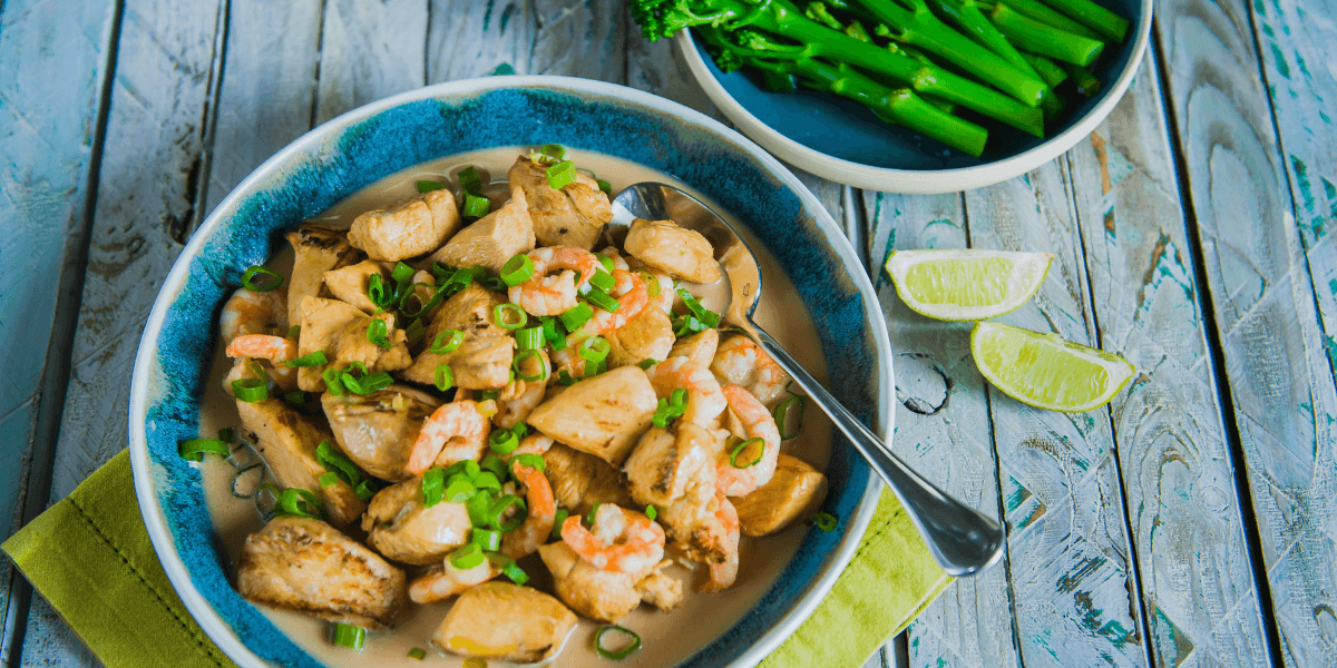 Lime and coconut Thai style chicken