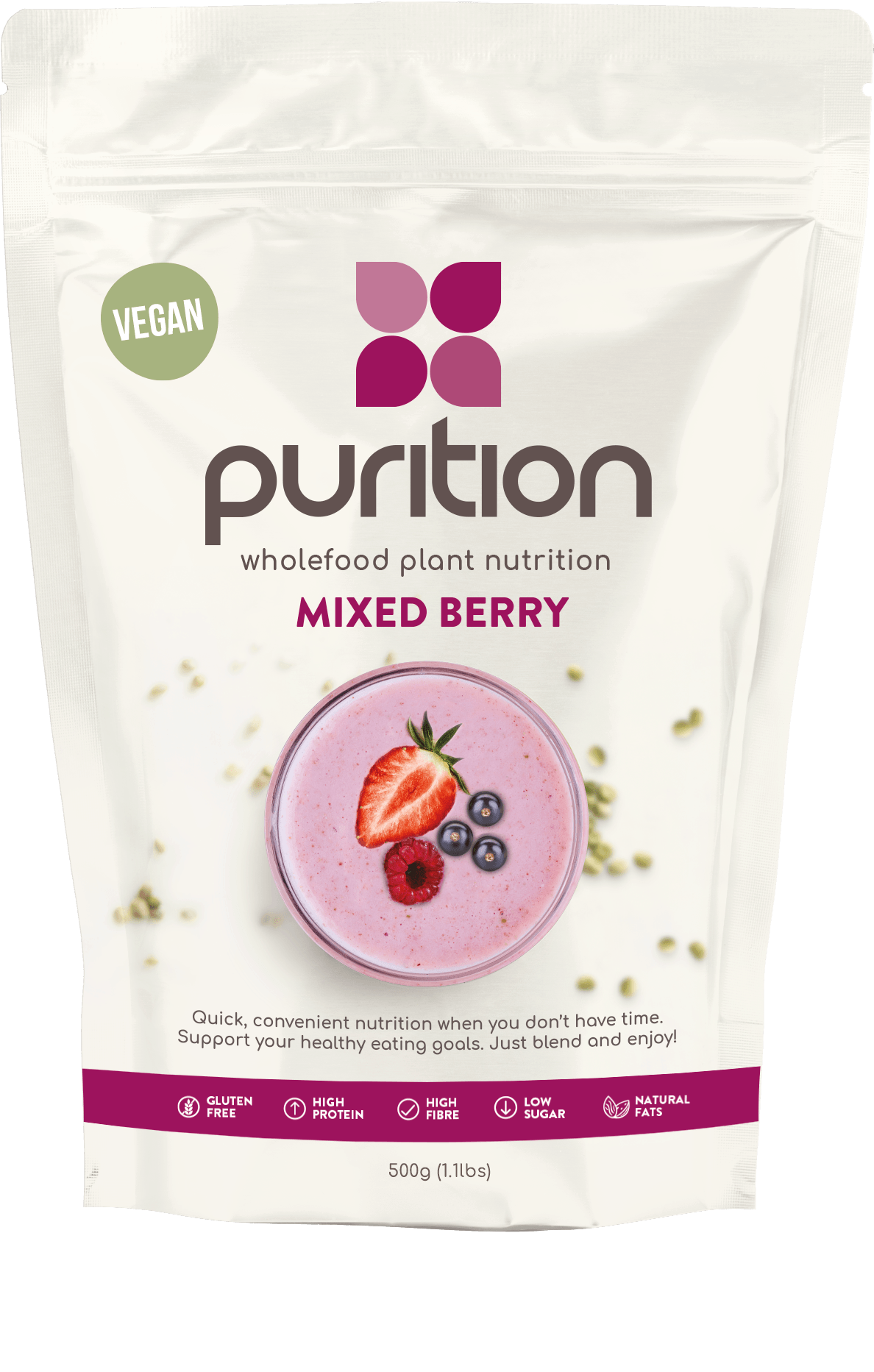 Vegan Mixed Berry 500g - Purition UK
